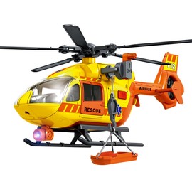 Wenbeier Rescue Helicopter Toys for Boys with Hanging Basket Airplane Toy with Lights and Sound Rescue Vehicles Toys for Kids Aged 3 4 5 6 7