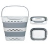 KBBYT Large Collapsible Laundry Baskets for Dirty Clothes, Plastic Laundry
