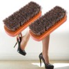 Leather Care Protecting Horsehair Shoe Brushes, Horsehair Shoe Shine Brush,