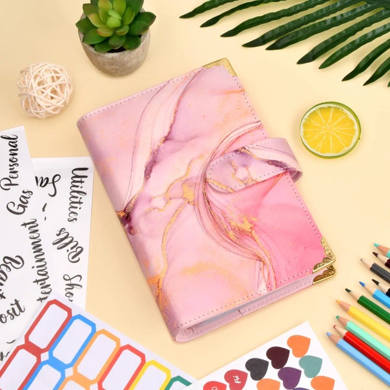 A6 Bolsa De Carpeta Con Cremallera Cuaderno De Carpetas