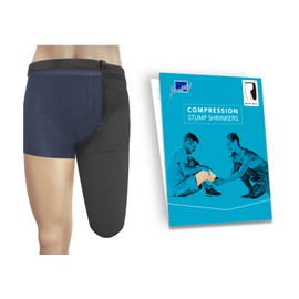 JianiMed Prosthetic Stump Shrinkers with Belt – Above Knee, 35cm, Compression, Amputee Socks, 20-30, Daily use, Taiwan Excellence XL