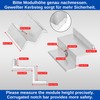Solar Panel End Clamp 12 Pieces for 35mm Module Height
