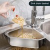 304 Stainless Steel Sink Drain Shelf, Sink Filter Tray, No