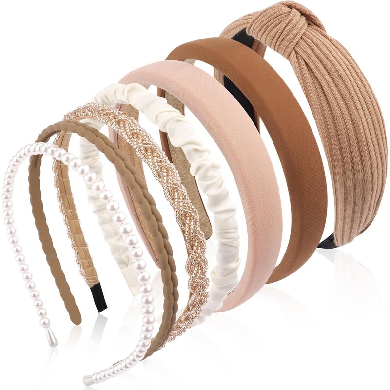 GeorgeX Diademas para Mujer, 7 Piezas Diferentes Bandas para el