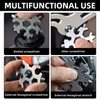 4 Pieces Snowflake Shaped Wrenches, Multifunctional Wrenches, Portable Tools, Stainless