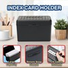 H4D 4x6 Index Card Holder with 100 Heavyweight Ruled Index