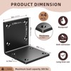 Dabolang 6" X 6" X 5" Heavy Duty Steel L