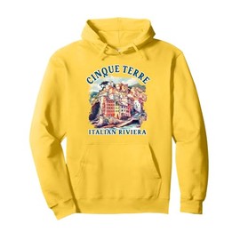 Cinque Terre Travel Italy Trip Cinque Terre Italian Riviera Pullover Hoodie