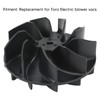 Vacuum Impeller Fan Vac Impeller Fan Black ABS Leaf Blower