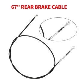 GREHUA 67" Rear Drum Brake Cable for 212cc 196cc 6.5Hp 5.5Hp Coleman CT200U Trail 200 CT200U-EX BT200X Baja Heat Warrior Hensim MB165 Massimo MB200 Yerf Dog Mini Bike Parts Motor ATV Scooter Dirt Bike