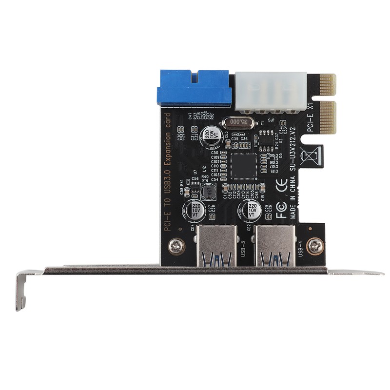 PCIE To USB3.0 Expansion Card Adapter With Front 19PIN Interface