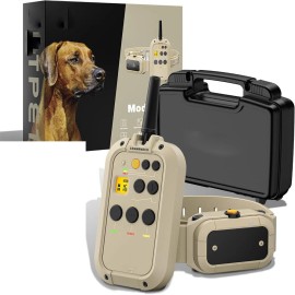 2in1 Dog Shock Collar Training w/ Remote 1/2 Mile IPX7 Waterproof Electric US