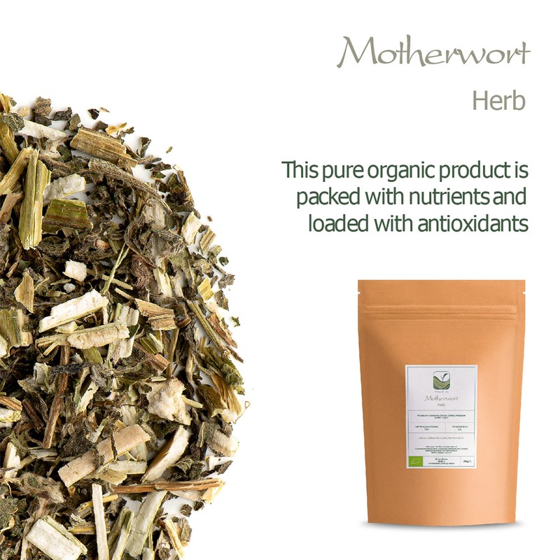 Motherwort Herb Organic Herbal Tea - Dried Mother Worth 100g