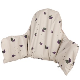 HALAA VAUVA High Chair Cushion with Cover Pad for IKEA Antilop Babies Toddlers Inflatable & Reversible Built-in Inflatable Cushion Grape Sandy