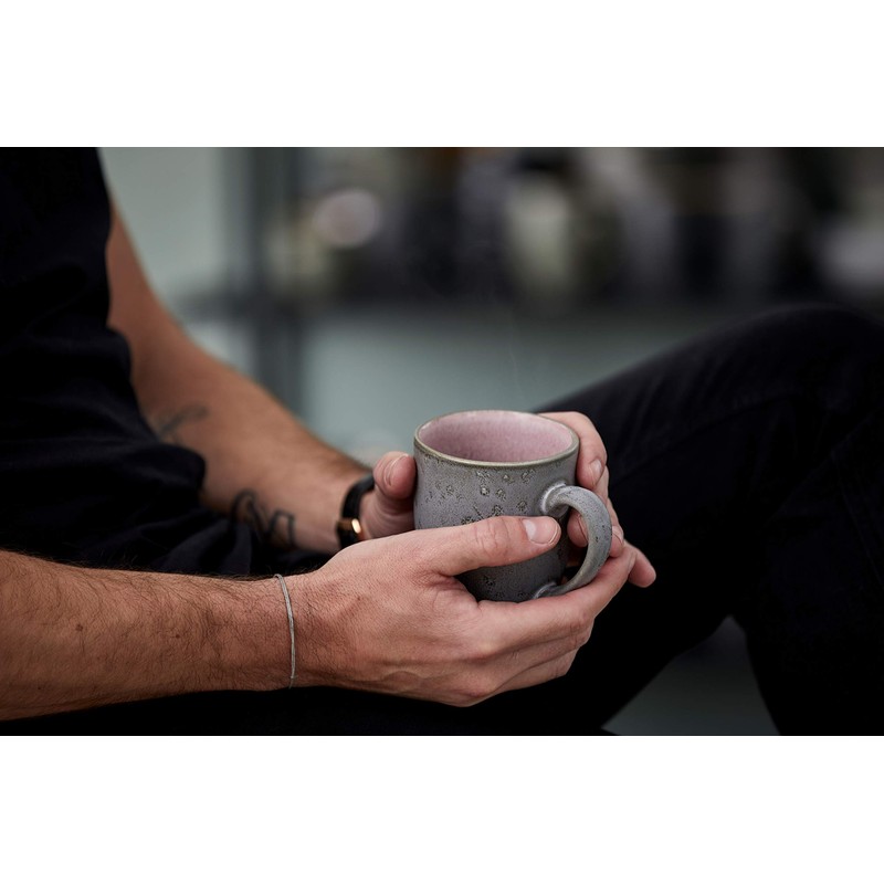 BITZ Coffee cup - made of sturdy stoneware Black and