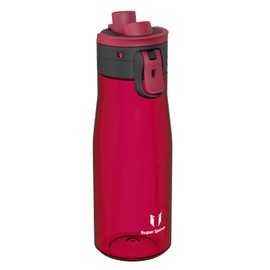 Super Sparrow Drinking Bottle 1 Litre - Tritan Water Bottle - BPA-Free - Ideal Sports Bottle - One-Click Quick Flow TouchGulp Drinking Bottles - Lightweight, Sustainable