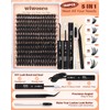 Lash Clusters Kit Fluffy 100D Thick Eyelash Clusters 10-18MM 192pcs