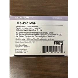 Lutron Maestro Sensor with 0-10V DimmerMS-Z101-