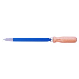Rennsteig 462 200 0 Type C Triangular Hollow-Ground Scraper, Blue/Brown/Silver, 200 mm