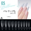 COLORBIRD Nail Tips, Ultra Thin, Long, Clear, 240 Pieces, Sanding,