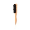 Zestjewel Boar Bristle Slick Back Hair Brush for Sleek Ponytail