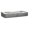 Zeller Under Bed Storage Bag 103x45x15cm of Fleece in Grey,
