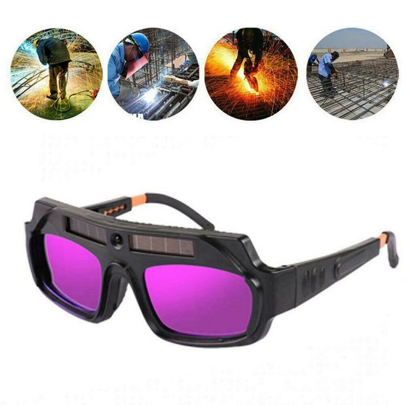 TEAMWILL Welding Goggles Mask Auto Darkening Glasses Resist Ultraviolet Eyes