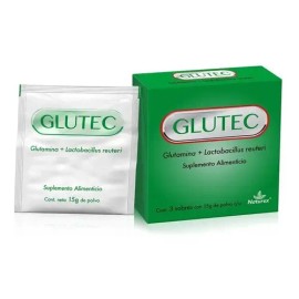 Glutec ( Glutamina  Lactobacillus ) Caja C3 Sobres Naturex                                                                                            