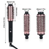 Thermal Brush with 3 Interchangeable Heads Heated Round Brush for
