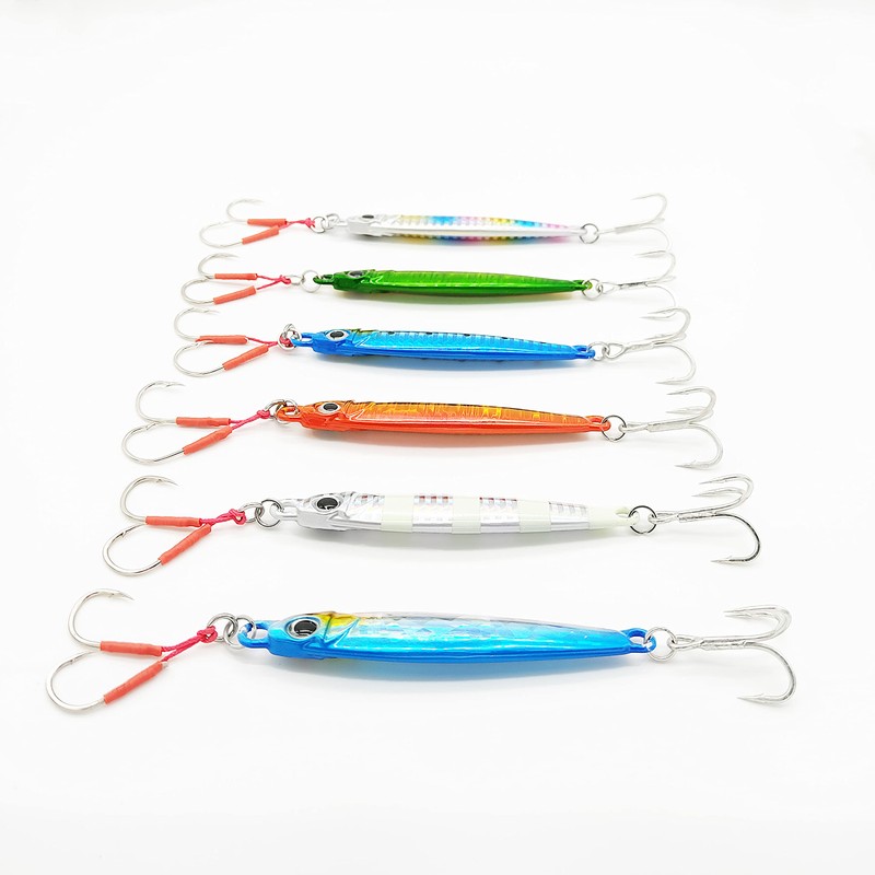 Orurudo Fishing Gear Tungsten Jig Tanglud B Complete 6-Color Set