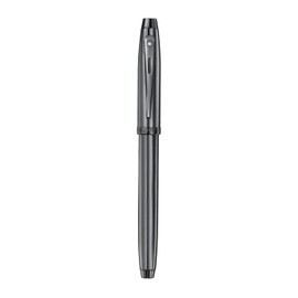 Sheaffer 100 E9375 Pearlescent Dark Gray Gunmetal with PVD Appointments Pen | Premium Gray Pen | Premium Pen Gift box (Rollerball)