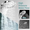 EAARSUO Magnetic Large Rain Shower Head with Handheld Spray, High
