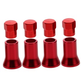 Mikinona Tire Valve Cap Covers 8 Pcs Car Stem Covers Motorcycle Wheel Decor Aluminum Alloy Valve Stem Caps Snap Fit