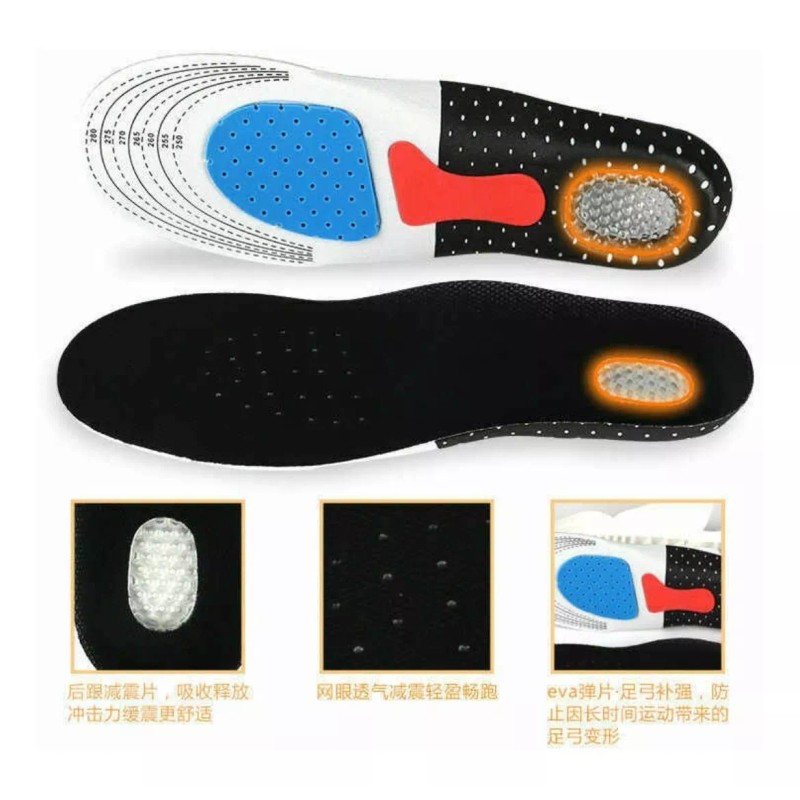 Clicmania 1 Par Plantillas Ortopedica Gel Descanso Ajustable Deporte