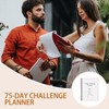 Planner Notebook,75-Day Appointment Organizer | Portable Motivational Goals Tracker for
