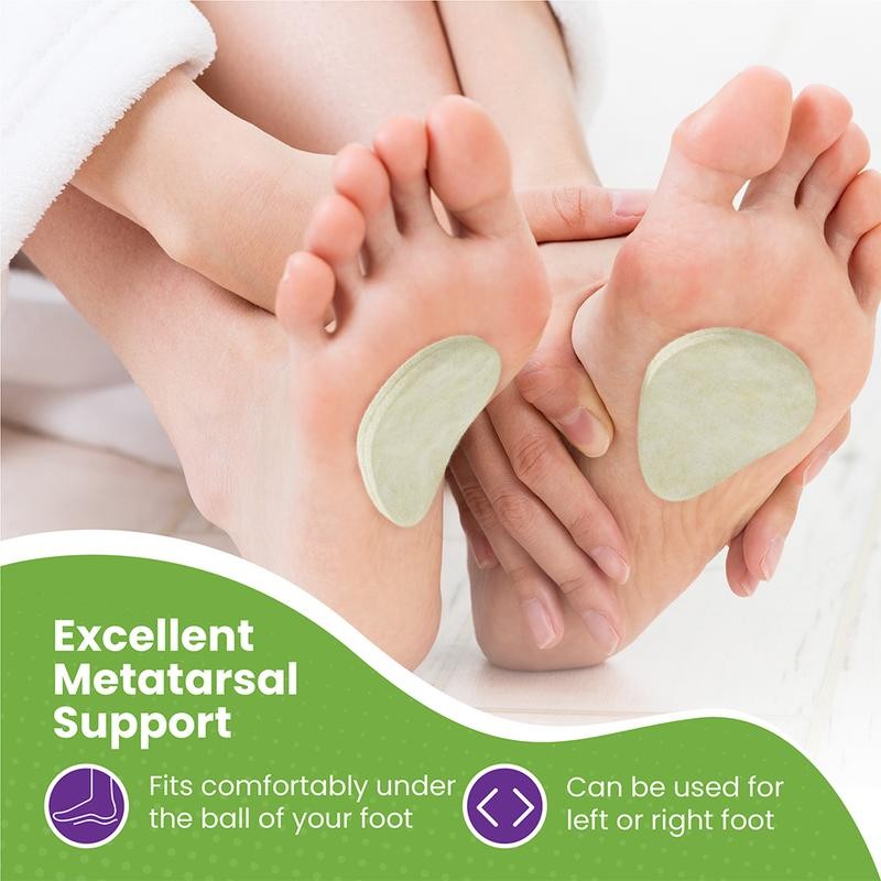 Mars Wellness Metatarsal Felt Foot Pad - 6 Pairs (12