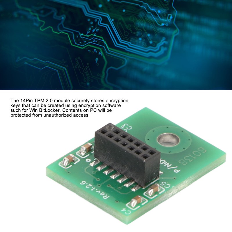 TPM 2.0 Module LPC Interface Stable High Safety Durable Material