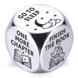 Book Lovers Gifts Book Decision Dice Valentines Day Gifts Christmas Stocking Stuffers for Women Men White Elephant Gifts Christmas Dice Gift Exchange Game Christmas Dice Secret Santa Gifts Christmas