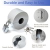 Funnytek Door Handle Lock Cover with Padlock and Keys Door