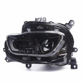 Halogen Headlights Assembly LH Front Head Lamps for Jeep Cherokee 2014 2015 2016 2017 2018 Left Driver Side Headlamps Replacement Black Housing Clear Lens 68102847AE 68292993AB (Left Driver Side)