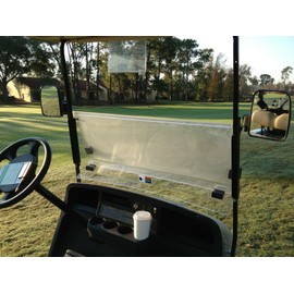 Replacement for XL Golf Cart Side View Mirror Set Universal for EZ GO, Club, Yamaha, many more