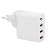 53W 4 Port Mobile Phone Charger 20W PD QC3.0 Fast