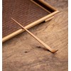 LONNEA Chashaku Chashaku Carbonized Bamboo Tea Utensils, Bamboo Tea Spoon,