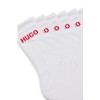 HUGO Men's Short Socks, White100