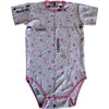 Baby Pants Adult Onezie - Large Pink Butterflies