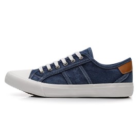 Cull4U Unisex NewRetro Low-Top Sneaker Shoe (Womens7.5Mens6,Navy)