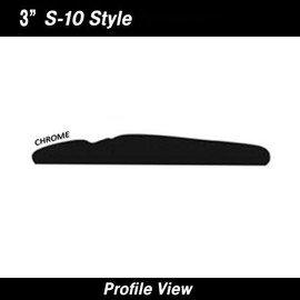 Cowles 3" x 20' Black and Chrome Body Side Molding fits Chevy S-10