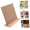 STOBAZA Double Sided Memo Board with Stand Small Tabletop Message