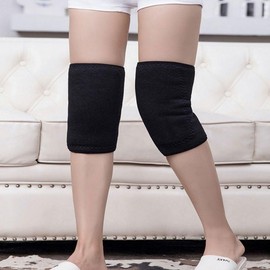 Winter Trendy Warm Fleece-Lined Knee Pads for Cold Prevention (2-Piece Set) 2-Piece Set