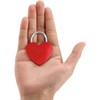 Heart Padlock with Key, Love Lock, Heart Mini Key Lock